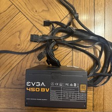 EVGA 450 BV 450W ATX Power Supply 80 Plus Bronze, 24 Pin, PCIe, SATA, Black