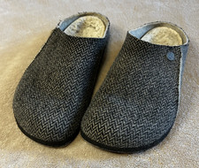 Birkenstock Slipper Shoe Zermatt Rivet Black  Gray Mens 45 US Size 12