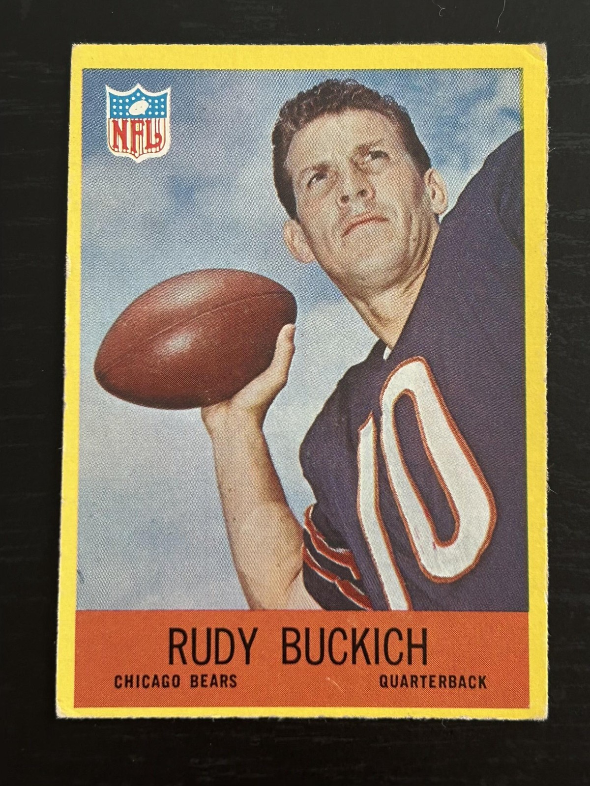 1967 Philadelphia Gum #26 Rudy Bukich Chicago Bears VG