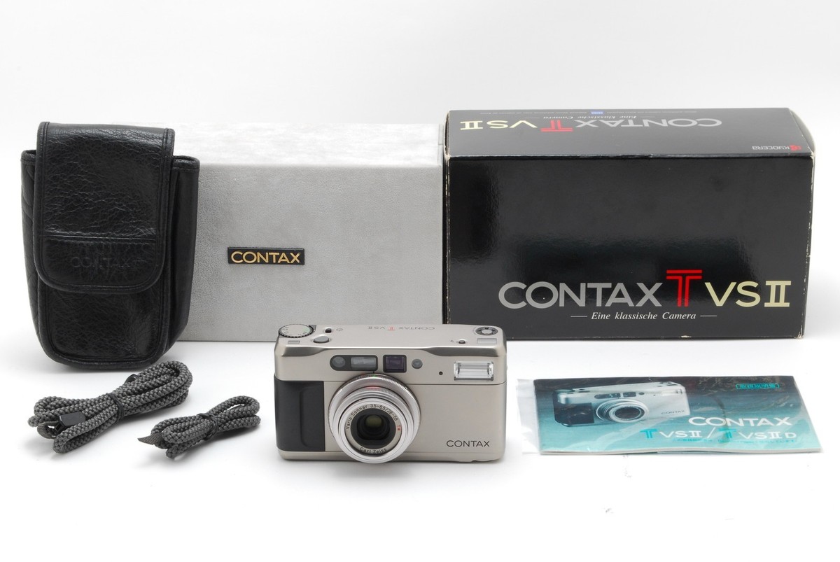 CONTAX TVS Ⅱ NEAR MINT in Box] CONTAX TVS II Point & Shoot Filter 35mm