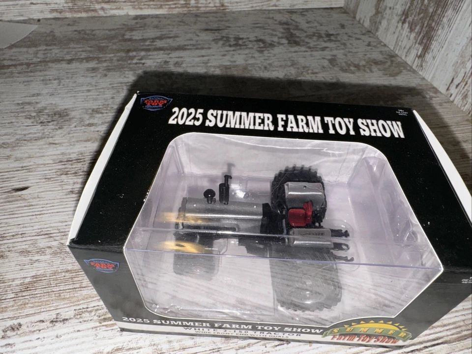 1/64 White 2-150 Tractor Rear Dual 2025 Summer Farm Toy Show Spec-Cast - Image 3 of 4