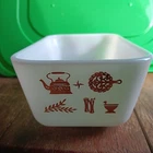 Vintage Pyrex Early American Casserole Refrigerator Dish 502 - 1 1/2pt - NO LID