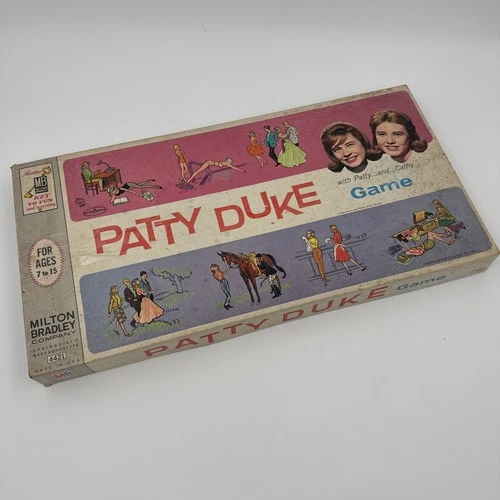 Vintage 1963 Milton Bradley Patty Duke TV Show Board Game (Complete)