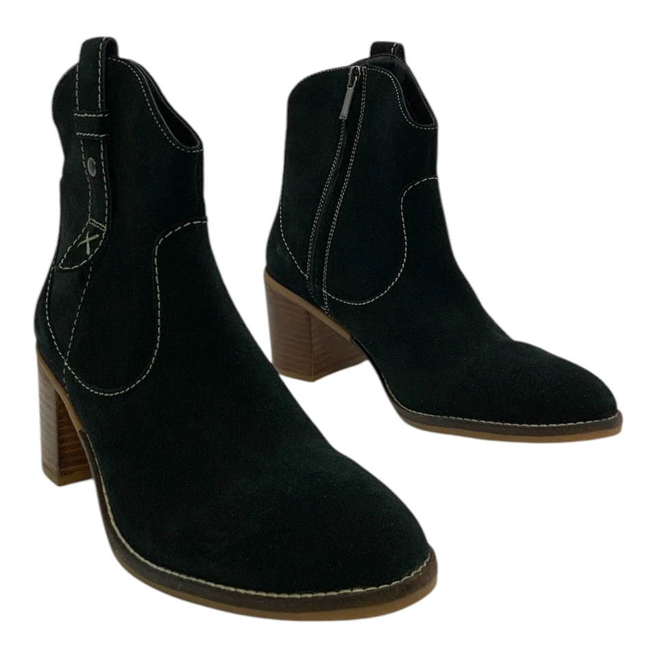 Hush Puppies Hannah Mid Boot Black Suede US Women's 9M - Image 2 of 4