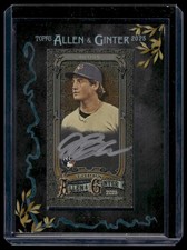 2025 Topps Allen & Ginter X #MA-JBL Jake Bloss Framed Mini Auto Black Frame #/25