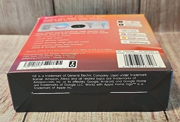 GE Smart LED Color Changing Bulbs, WiFi Compatible with Alexa & Google Home, NEW - Image 4 of 4