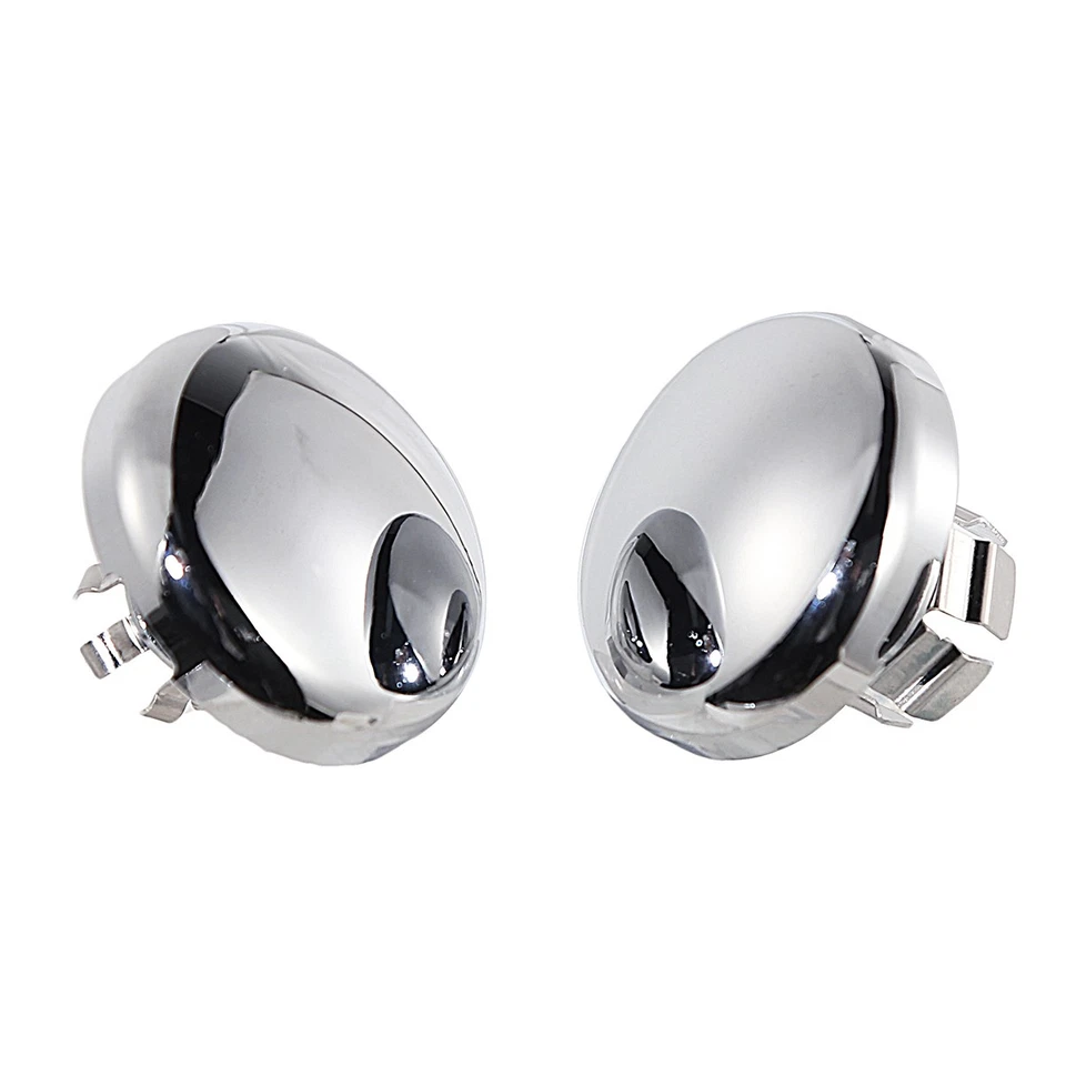 Tapas de tuerca de eje delantero cromadas para Harley Touring Road Glide FLTRX 2024-2025 Foto 2 de 4