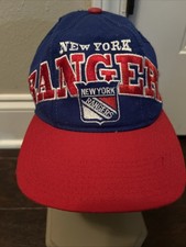 Vtg New York Rangers Hockey Starter Hat Cap Snapback 6 Panel READ Description