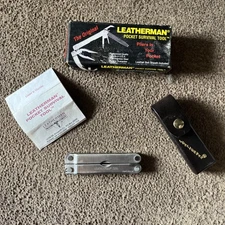 Leatherman Pocket Survival Tool 'The Original' Black Ballistic Sheath With Box