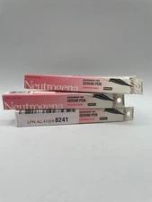 3x Neutrogena Medium Brown Microbrow Tint Serum Pen Precision Nourishing Eyebrow