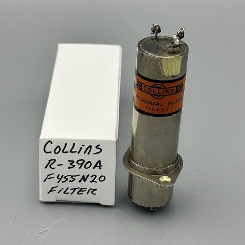 COLLINS R-390A HAM RADIO RECEIVER F 455 N 20 MECHANICAL FILTER