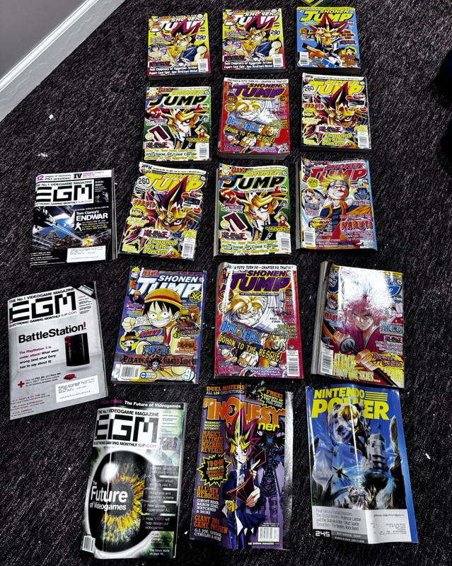 Shonen Jump Manga Magazine Comic Lot Single Issue English Yu-Gi-Oh! One Piece