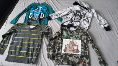 4x Langarm shirt, Longsleeve, Jungen Gr.122/128