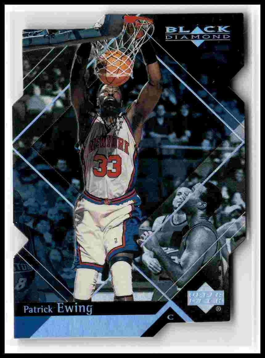 1999-00 Upper Deck Black Diamond #55 Patrick Ewing Diamond Cut