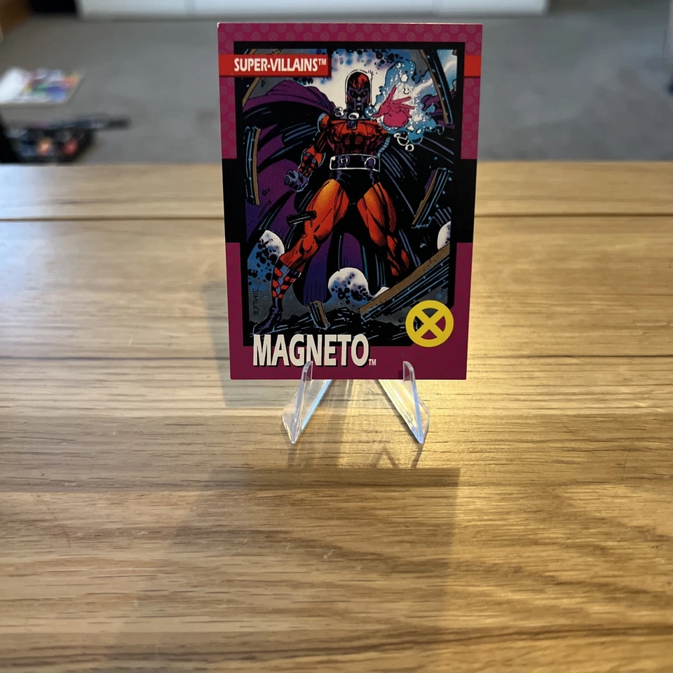 IMPEL MARVEL 1992 WOLVERINE MINT CARD! MAGNETO - SUPER VILLAINS #42 - Image 3 of 3