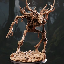 DM Stash Miniatures Undead Bone Wendigo Beinvættr Enemy Monster DnD RPG 32mm 3D