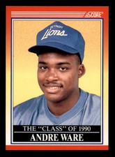 1990 Score #607 Andre Ware