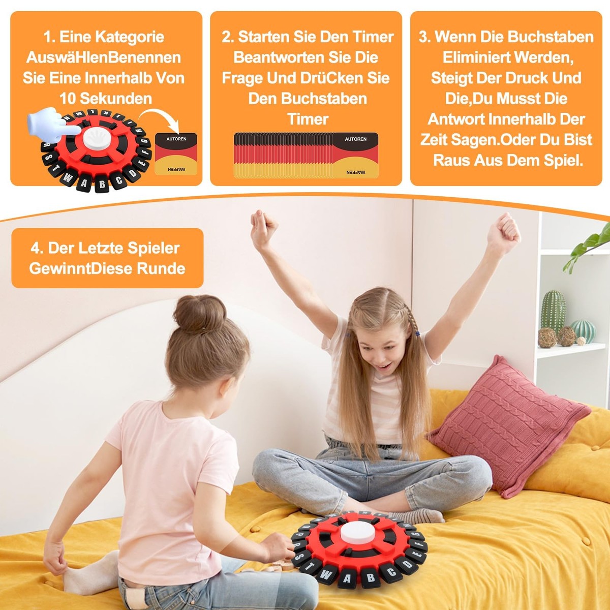 Rasende Wörter Spiel Französisch – Wortspiel Für Erwachsene & Kinder, Partyspiel Mit Zeitdruck