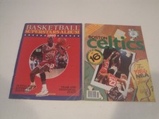 Basketball Superstars Album 1993 & Boston Celtics 1986 Championship #16