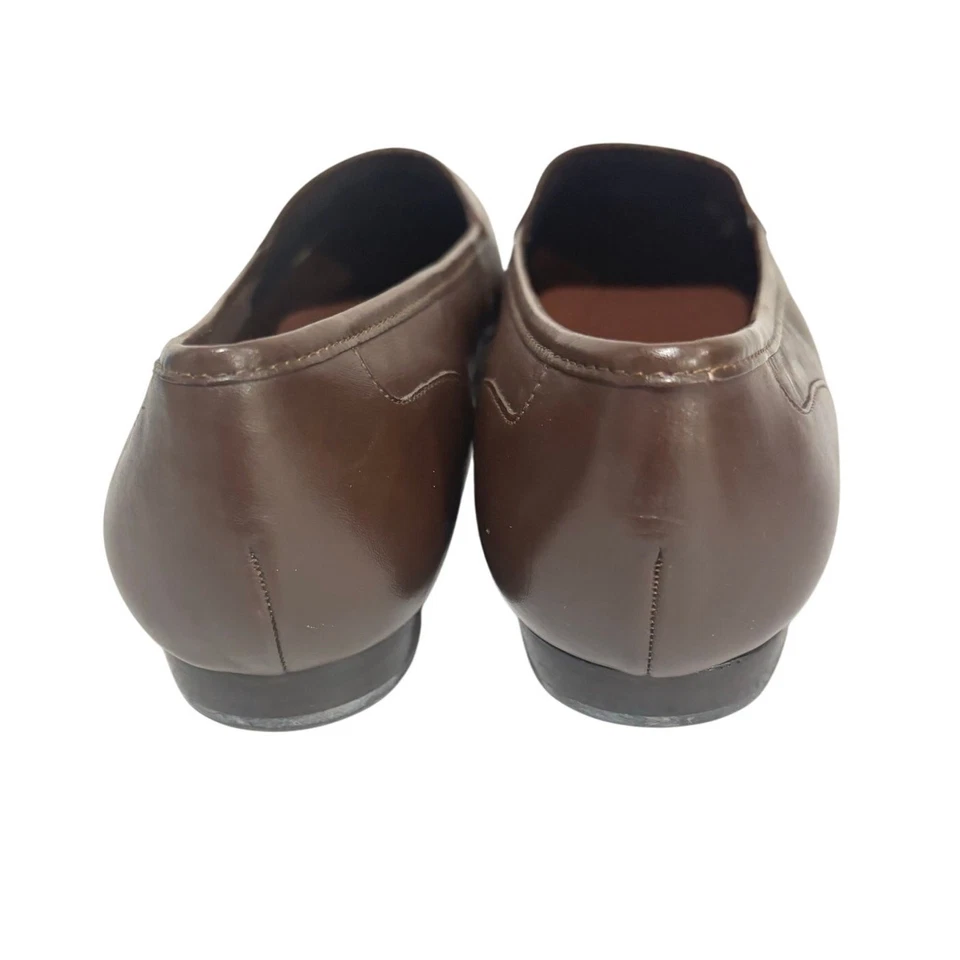 Enzo Angiolini Liberty Zapatos Mocasines Zapatos Sin Cordones Cuero Marrón Talla EE. UU. 8.5M Foto 4 de 4