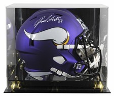 Vikings Jared Allen Signed Full Size Speed Rep Helmet W/ Case BAS Witnessed