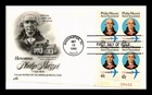DR JIM STAMPS US COVER PHILIP MAZZEI PATRIOT AIR MAIL FDC PLATE BLOCK ARTCRAFT
