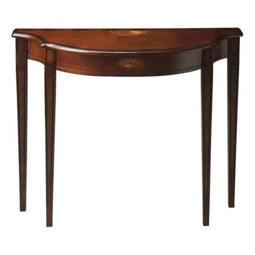 Butler Specialty Company Demilune Console Table In Cherry - Picture 1 of 2