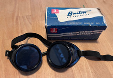 Vintage Bouton Safety Welding Goggles Steampunk Glasses