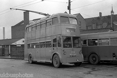 Walsall No.304 St James Square Wolverhampton Trolleybus Photo