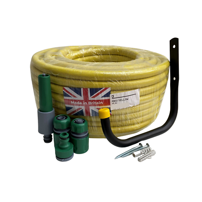 #ad #ad New 20 METRE HOSE PIPE ANTI KINK hose HOZELOCK COMPATIBLE CONNECTORS WALL HO $92.37