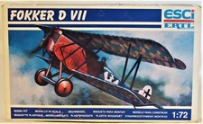 Esci/Ertl #9015 Fokker D VII Model Airplane Kit - Open Box
