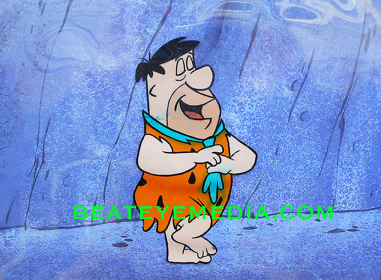 FLINTSTONES CEL-ANIMATION ART,CARTOON,HANNA BARBERA,TV,COMIC ART,POP ART,COMICS