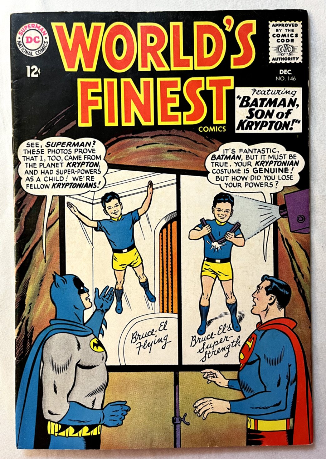 VTG World's Finest Comics #146 SILVER AGE 1964 DC Comics VF SUPERMAN/BATMAN