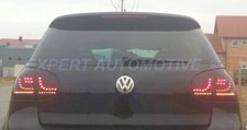 FANALI FARI GTI POSTERIORI NERI A LED CON FRECCE LED DINAMICHE   GOLF 5