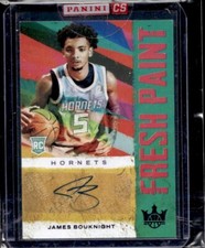 2021-22 Panini Court Kings Basketball James Bouknight Ruby Fresh Paint Auto/49
