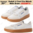 Reebok Lt Court Eva Midsole White Brown 100208974 Men's Size