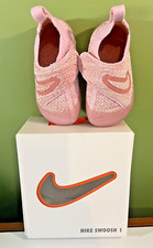 Nike Swoosh 1 Toddler Flyknit Shoes Pink Foam Red Stardust 6C