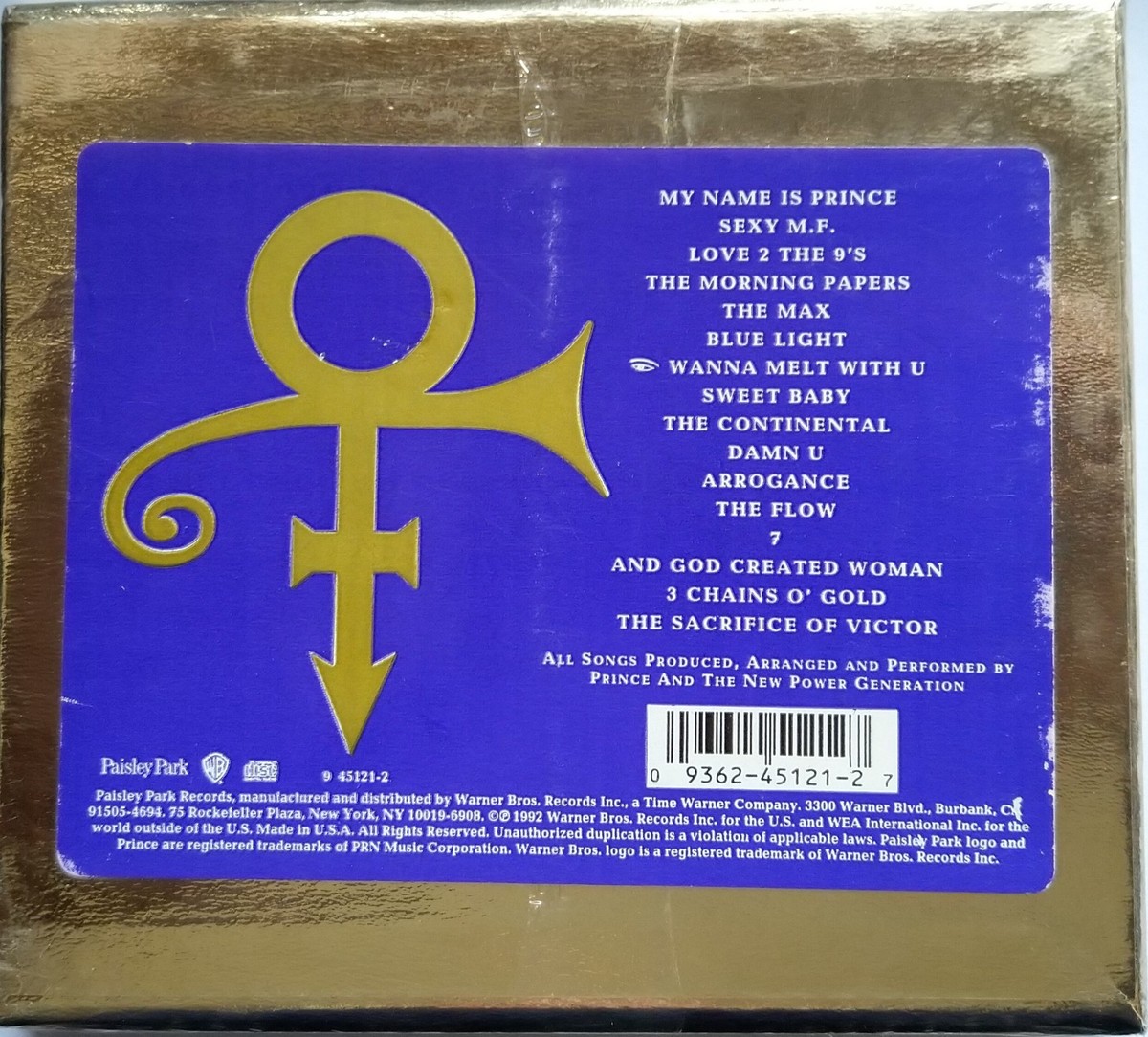 PRINCE and the NPG - Love Symbol CD LIMITED EDITION GOLD BOX NEU