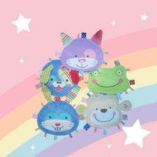 Baby Colorful Ribbon Crinkle Cloth