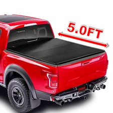 5' FRP Hard Tri Fold Tonneau Cover for 2001-2004 Toyota Tacoma Truck Bed Cover