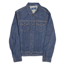 Indigo Inked Womens Denim Jacket Blue L