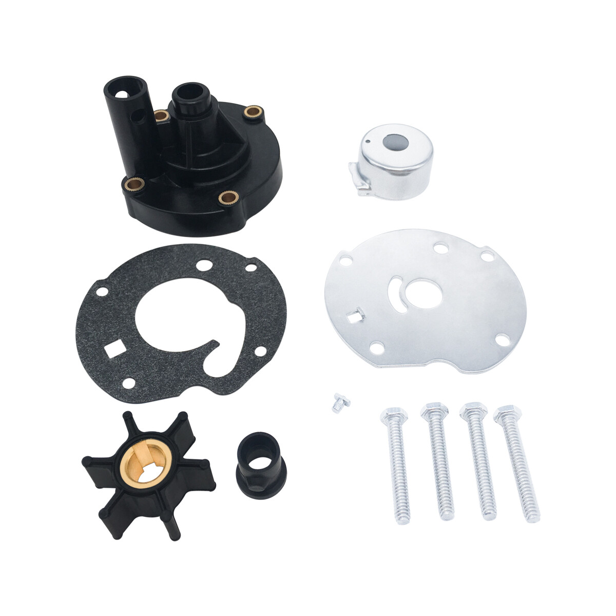 Water Pump Impeller Rebuild Kit for Johnson Evinrude 5.5 6 7.5 HP 763758 382797