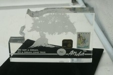 ARUBA  LUCITE PAPERWEIGHT 1996 COIN