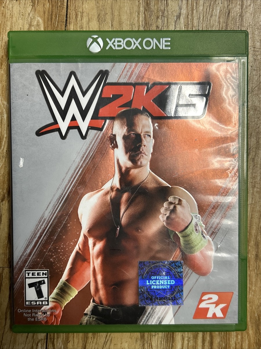WWE 2K15 Microsoft Xbox One Wrestling Game with Manual