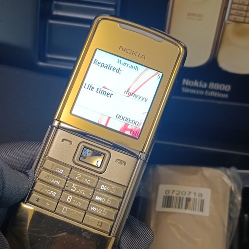 RARO LUSSO Nokia 8800 Sirocco Gold Edition 8800d sbloccato 2G GSM telefono cellulare - Foto 16 di 23