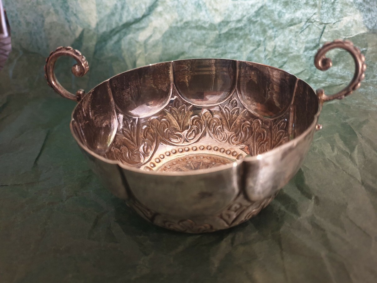 ILIAS LALAOUNIS STERLING SILVER 900 CUP TRAY BOWL GREEK ARCHAIC