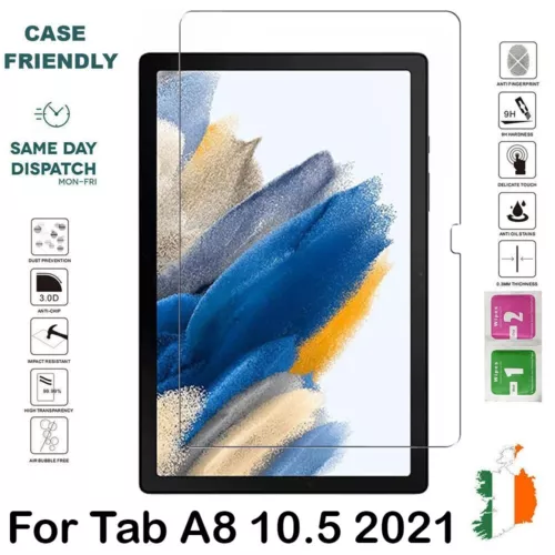 For Samsung Galaxy Tab A8 10.5 Tempered Glass Screen Protector Saver X200 X205