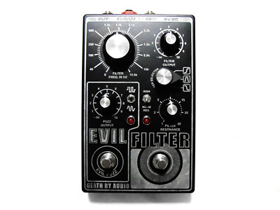 Used Death By Audio Evil Filter Fuzz Guitar Effects Pedal