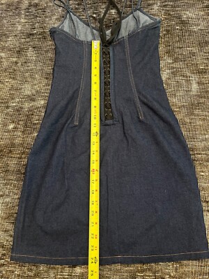 D&G Dolce Gabbana Denim Blue Mini Corset and Lace Dress Size Small | eBay D&G Dolce Gabbana Denim Blue Mini Corset and Lace Dress Size Small | eBay