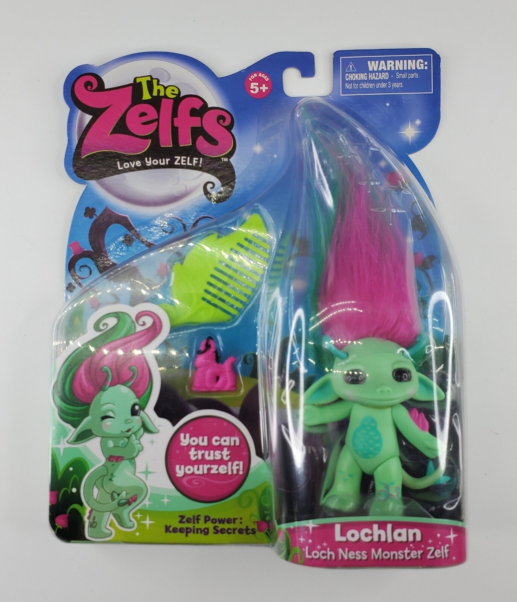New Zelfs LOCHLAN Loch Ness Monster Troll Doll Moose Toys Rare
